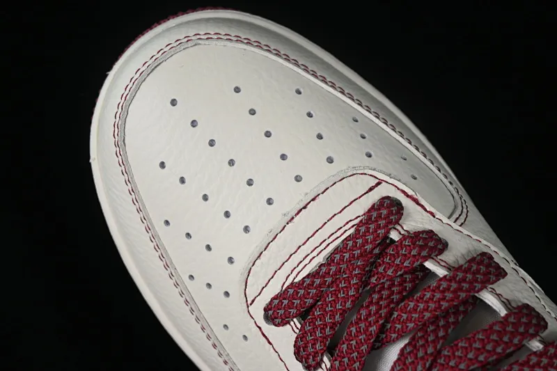 All categories Nk Air Force 1 Air Force series Nk Air Force 1 Mid Air Force mid-top Undefeated x Nk Air Force 1'07 Mid beige white red Air Force 1 mid-top casual sneakers UW2369-015